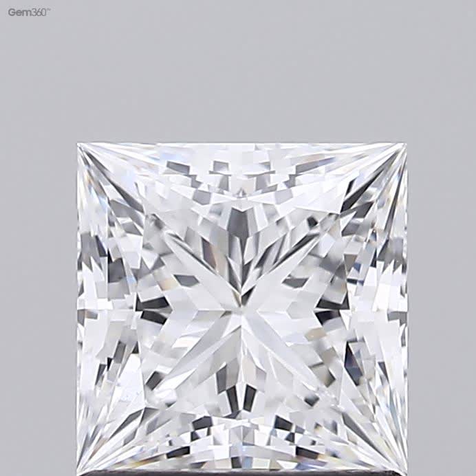 Lab-Grown 1.16 Carat Princess Cut Diamond color D Clarity VS1 With GIA Certificate, precious stones, engagement diamonds