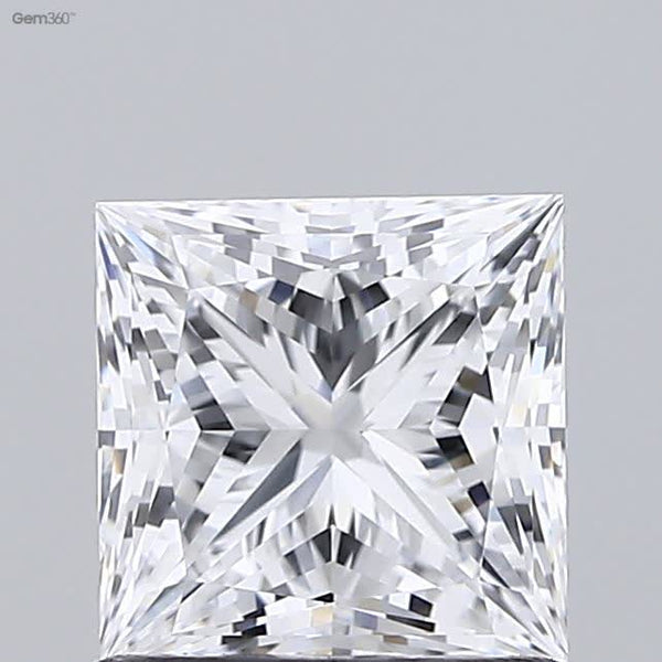 Lab-Grown 1.17 Carat Princess Cut Diamond color D Clarity VS1 With GIA Certificate, precious stones, engagement diamonds