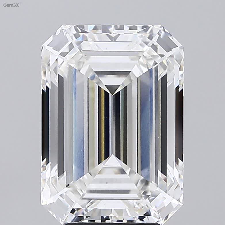 Lab-Grown 5.71 Carat Emerald Cut Diamond color G Clarity VS1 With GIA Certificate, precious stones, engagement diamonds