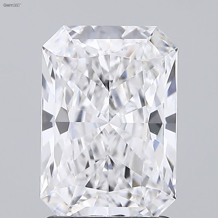 Lab-Grown 1.87 Carat Radiant Cut Diamond color E Clarity VVS2 With GIA Certificate, precious stones, engagement diamonds