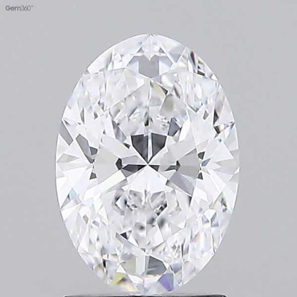 Lab-Grown 1.66 Carat Oval Shape Diamond color D Clarity VVS2 With GIA Certificate, precious stones, engagement diamonds