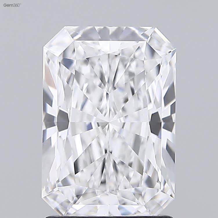 Lab-Grown 1.71 Carat Radiant Cut Diamond color D Clarity VS1 With GIA Certificate, precious stones, engagement diamonds