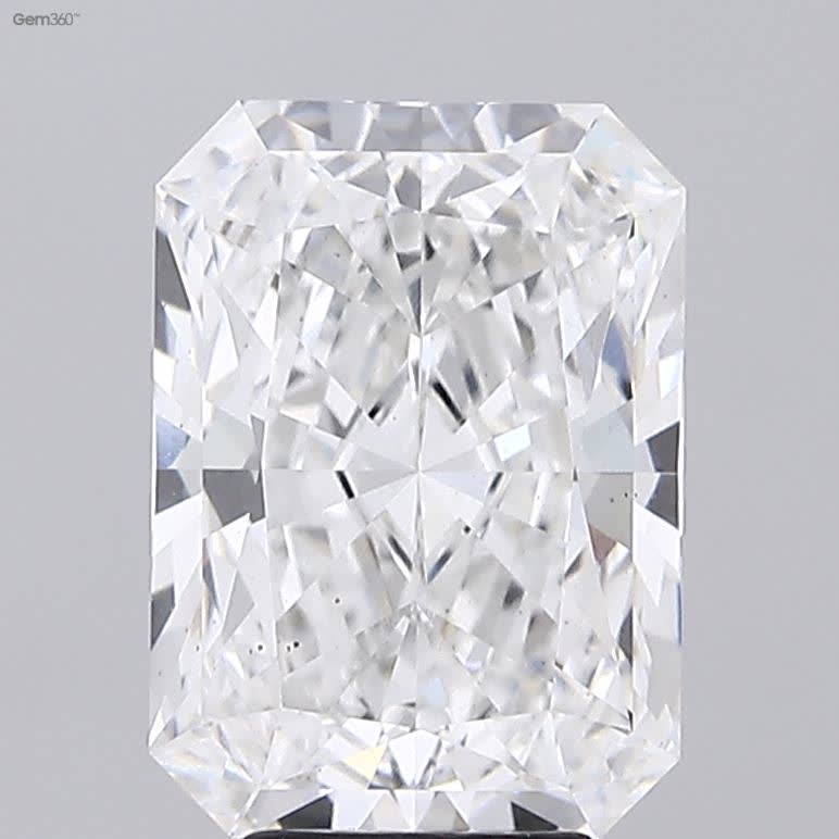 Lab-Grown 5.21 Carat Radiant Cut Diamond color F Clarity VS2 With GIA Certificate, precious stones, engagement diamonds