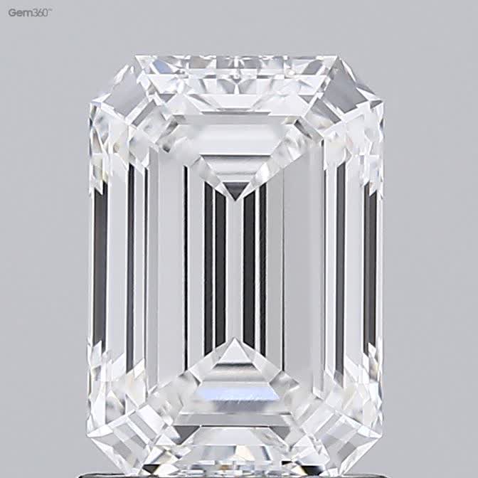 Lab-Grown 1.32 Carat Emerald Cut Diamond color E Clarity VVS2 With GIA Certificate, precious stones, engagement diamonds