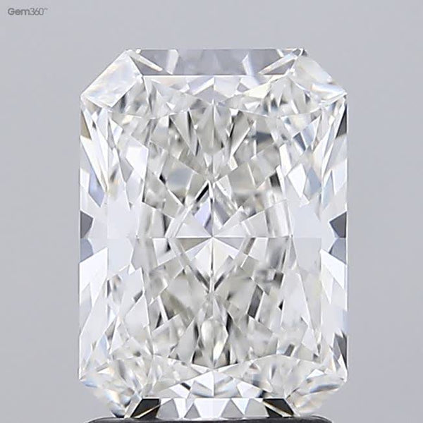Lab-Grown 1.86 Carat Radiant Cut Diamond color H Clarity VS1 With GIA Certificate, precious stones, engagement diamonds