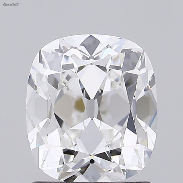 Lab-Grown 1.39 Carat Antique Cushion Cut Diamond color E Clarity VVS2 With GIA Certificate, precious stones, engagement diamonds