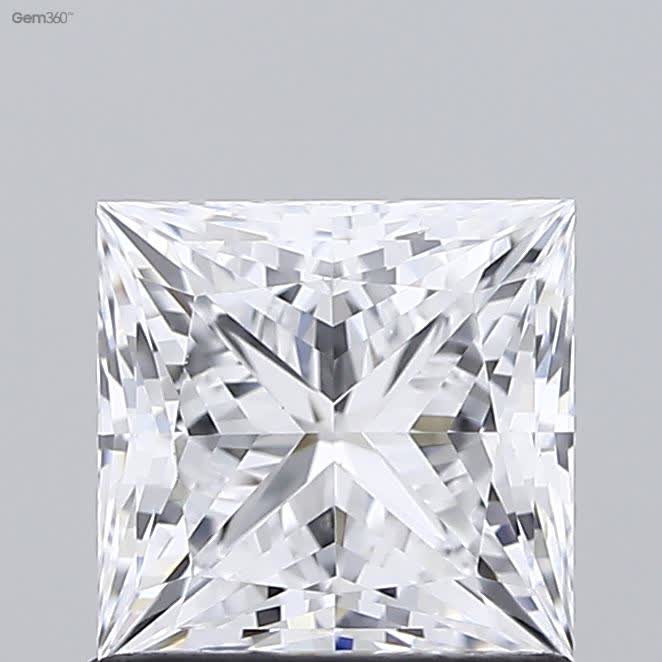 Lab-Grown 1.13 Carat Princess Cut Diamond color D Clarity VVS2 With GIA Certificate, precious stones, engagement diamonds
