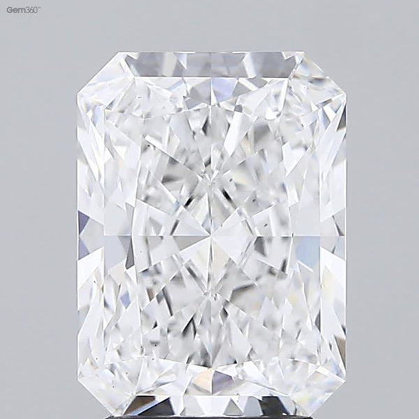 Lab-Grown 3.25 Carat Radiant Cut Diamond color E Clarity VS2 With GIA Certificate, precious stones, engagement diamonds