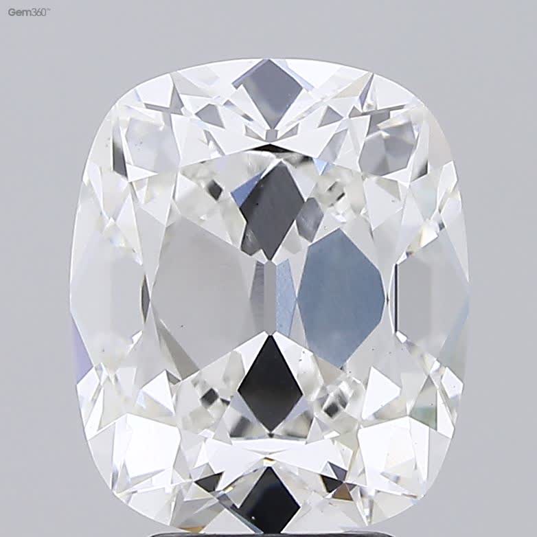 Lab-Grown 4.00 Carat Antique Cushion Cut Diamond color G Clarity VS1 With GIA Certificate, precious stones, engagement diamonds