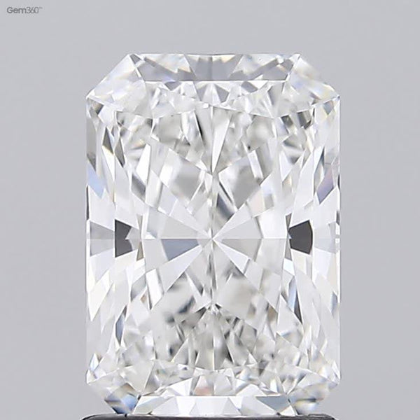Lab-Grown 1.55 Carat Radiant Cut Diamond color G Clarity VVS2 With GIA Certificate, precious stones, engagement diamonds