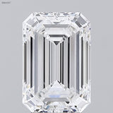 Lab-Grown 3.79 Carat Emerald Cut Diamond color E Clarity VVS2 With GIA Certificate, precious stones, engagement diamonds