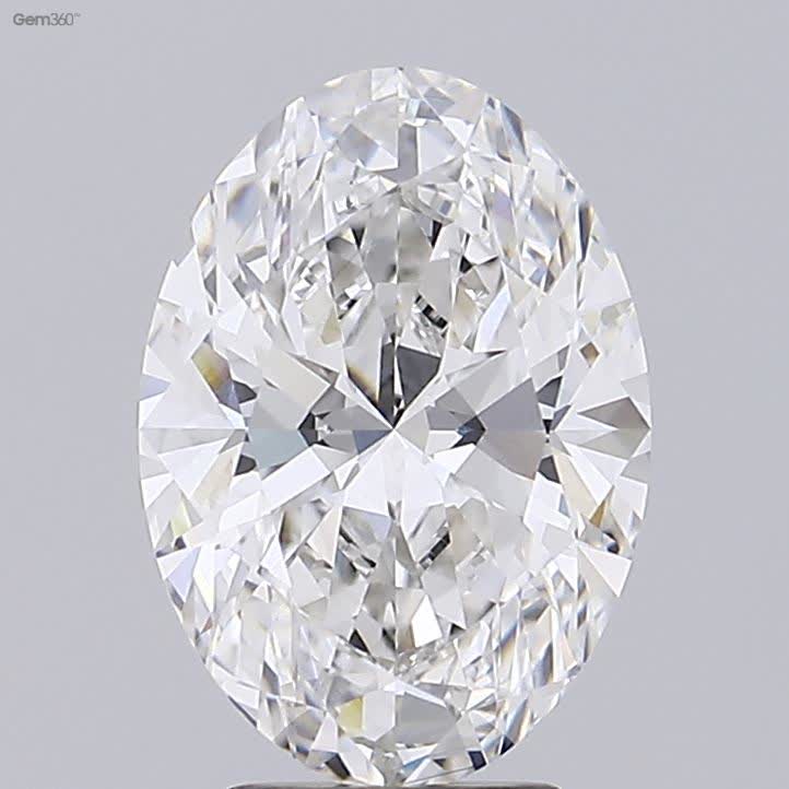 Lab-Grown 4.08 Carat Oval Shape Diamond color G Clarity VVS2 With GIA Certificate, precious stones, engagement diamonds