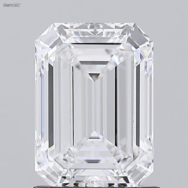 Lab-Grown 1.20 Carat Emerald Cut Diamond color D Clarity VVS2 With GIA Certificate, precious stones, engagement diamonds