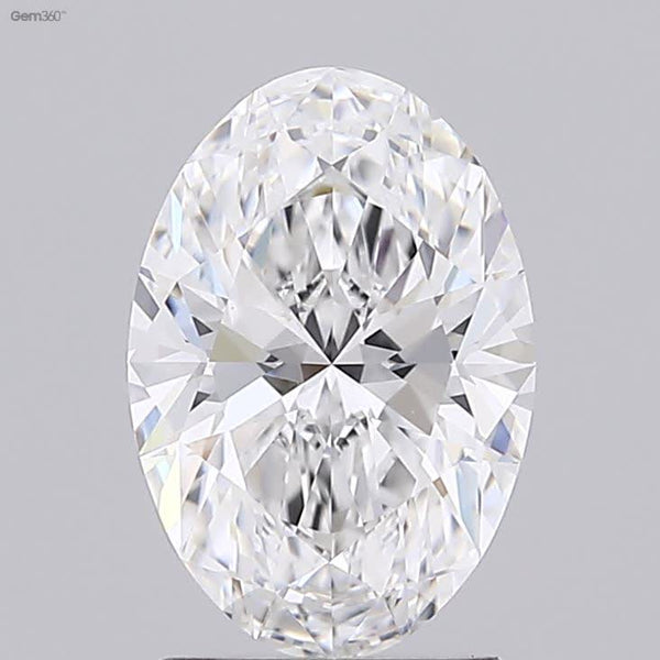 Lab-Grown 1.70 Carat Oval Shape Diamond color D Clarity VS1 With GIA Certificate, precious stones, engagement diamonds