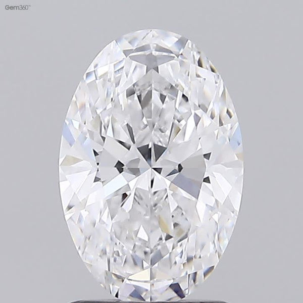 Lab-Grown 1.36 Carat Oval Shape Diamond color D Clarity VVS2 With GIA Certificate, precious stones, engagement diamonds