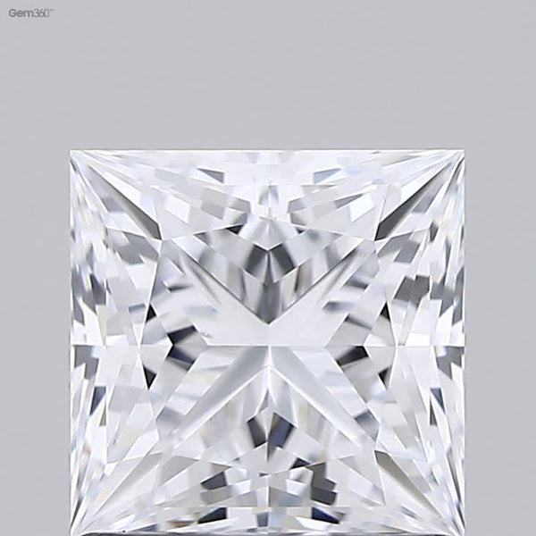 Lab-Grown 1.23 Carat Princess Cut Diamond color D Clarity VVS2 With GIA Certificate, precious stones, engagement diamonds