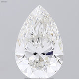 Lab-Grown 3.57 Carat Pear Shape Diamond color H Clarity VS2 With GIA Certificate, precious stones, engagement diamonds