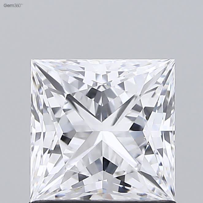Lab-Grown 1.12 Carat Princess Cut Diamond color D Clarity VS1 With GIA Certificate, precious stones, engagement diamonds