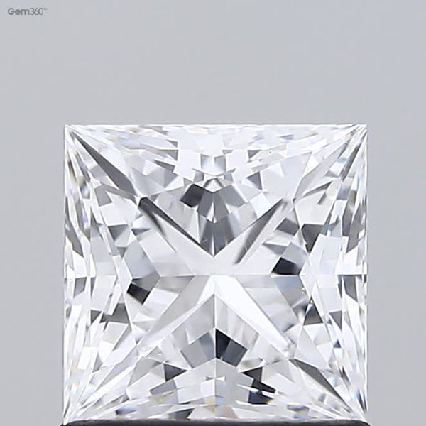Lab-Grown 1.12 Carat Princess Cut Diamond color D Clarity VS1 With GIA Certificate, precious stones, engagement diamonds