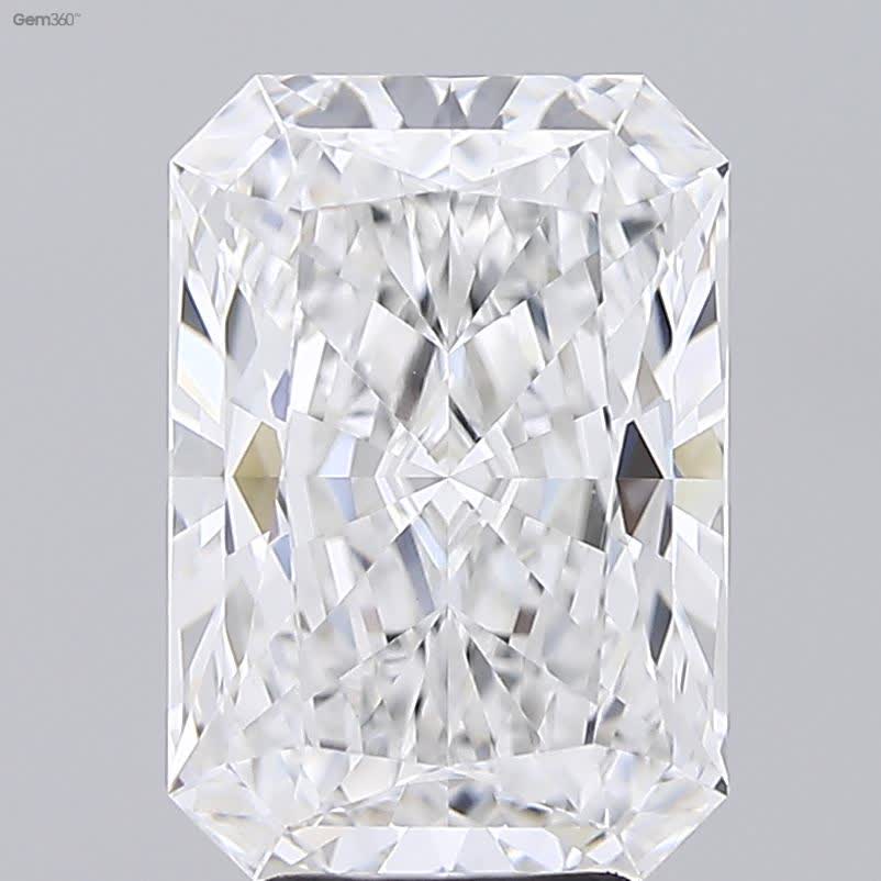 Lab-Grown 4.95 Carat Radiant Cut Diamond color F Clarity VVS2 With GIA Certificate, precious stones, engagement diamonds