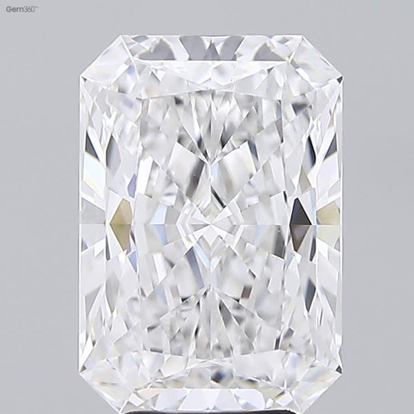 Lab-Grown 4.95 Carat Radiant Cut Diamond color F Clarity VVS2 With GIA Certificate, precious stones, engagement diamonds