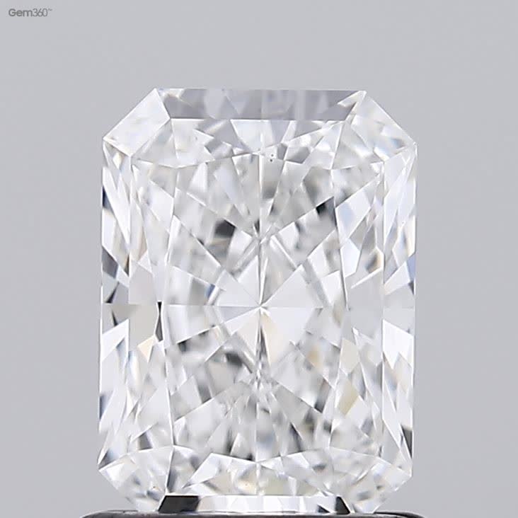 Lab-Grown 1.12 Carat Radiant Cut Diamond color F Clarity VS1 With GIA Certificate, precious stones, engagement diamonds