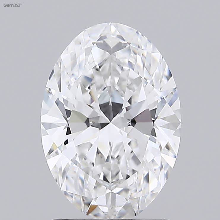 Lab-Grown 1.53 Carat Oval Shape Diamond color E Clarity VS1 With GIA Certificate, precious stones, engagement diamonds