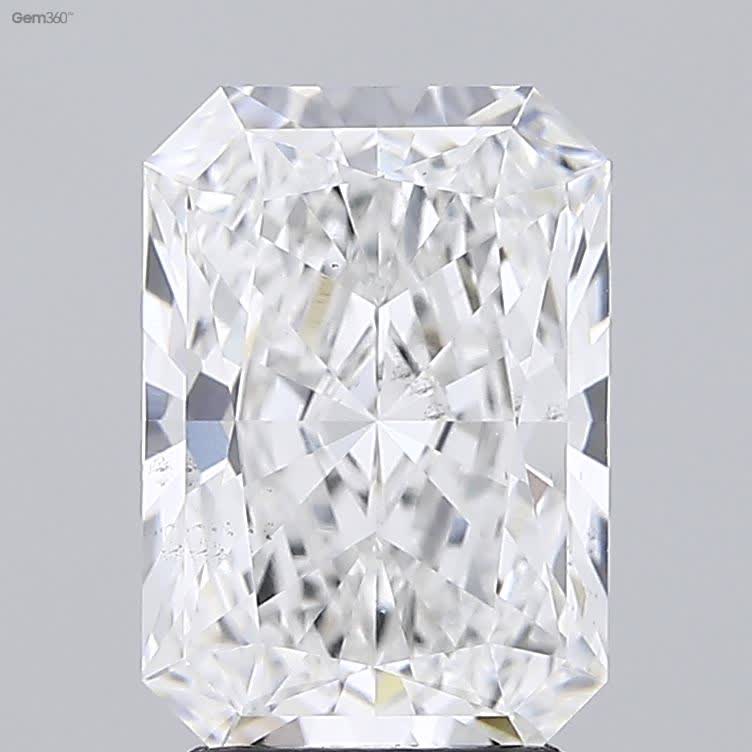Lab-Grown 3.04 Carat Radiant Cut Diamond color F Clarity SI1 With GIA Certificate, precious stones, engagement diamonds