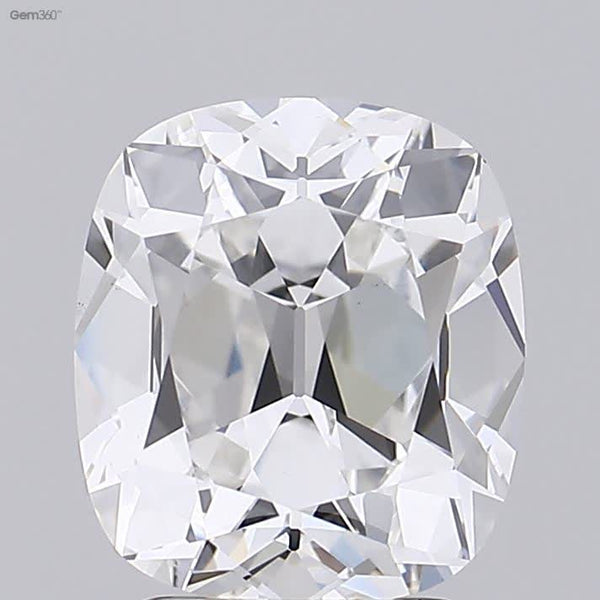 Lab-Grown 2.94 Carat Antique Cushion Cut Diamond color F Clarity VS1 With GIA Certificate, precious stones, engagement diamonds