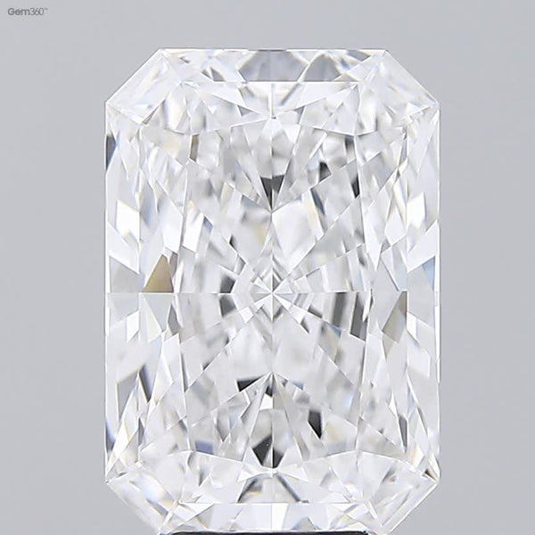 Lab-Grown 6.78 Carat Radiant Cut Diamond color F Clarity VVS2 With GIA Certificate, precious stones, engagement diamonds