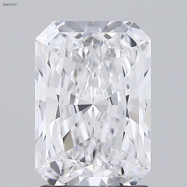 Lab-Grown 1.80 Carat Radiant Cut Diamond color D Clarity VVS2 With GIA Certificate, precious stones, engagement diamonds