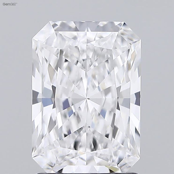 Lab-Grown 1.70 Carat Radiant Cut Diamond color E Clarity VVS2 With GIA Certificate, precious stones, engagement diamonds