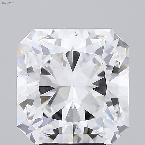 Lab-Grown 5.14 Carat Radiant Cut Diamond color F Clarity VS2 With GIA Certificate, precious stones, engagement diamonds