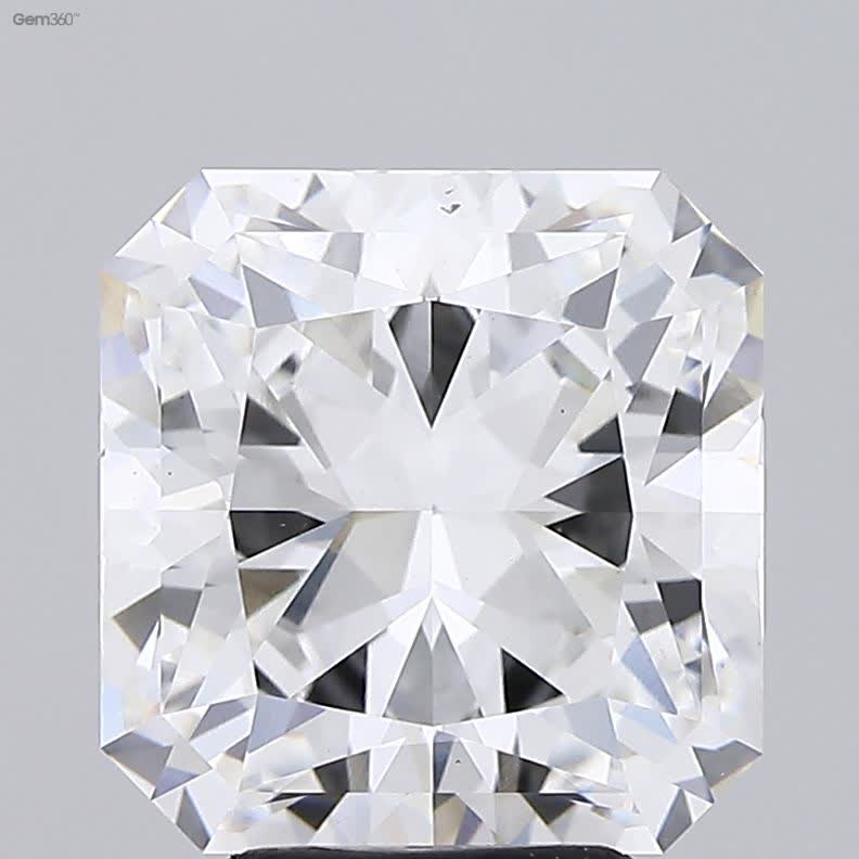 Lab-Grown 5.14 Carat Radiant Cut Diamond color F Clarity VS2 With GIA Certificate, precious stones, engagement diamonds