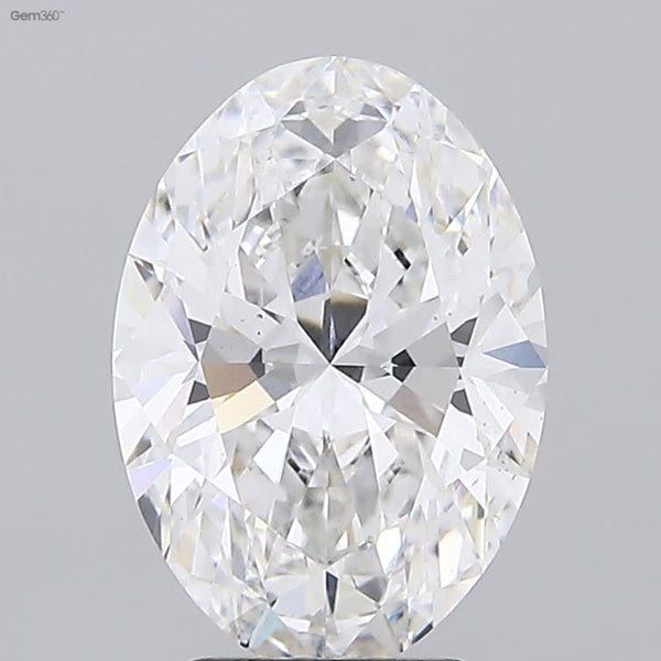 Lab-Grown 3.43 Carat Oval Shape Diamond color F Clarity VS2 With GIA Certificate, precious stones, engagement diamonds