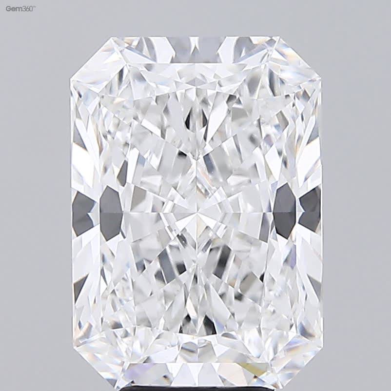 Lab-Grown 6.56 Carat Radiant Cut Diamond color F Clarity VVS2 With GIA Certificate, precious stones, engagement diamonds