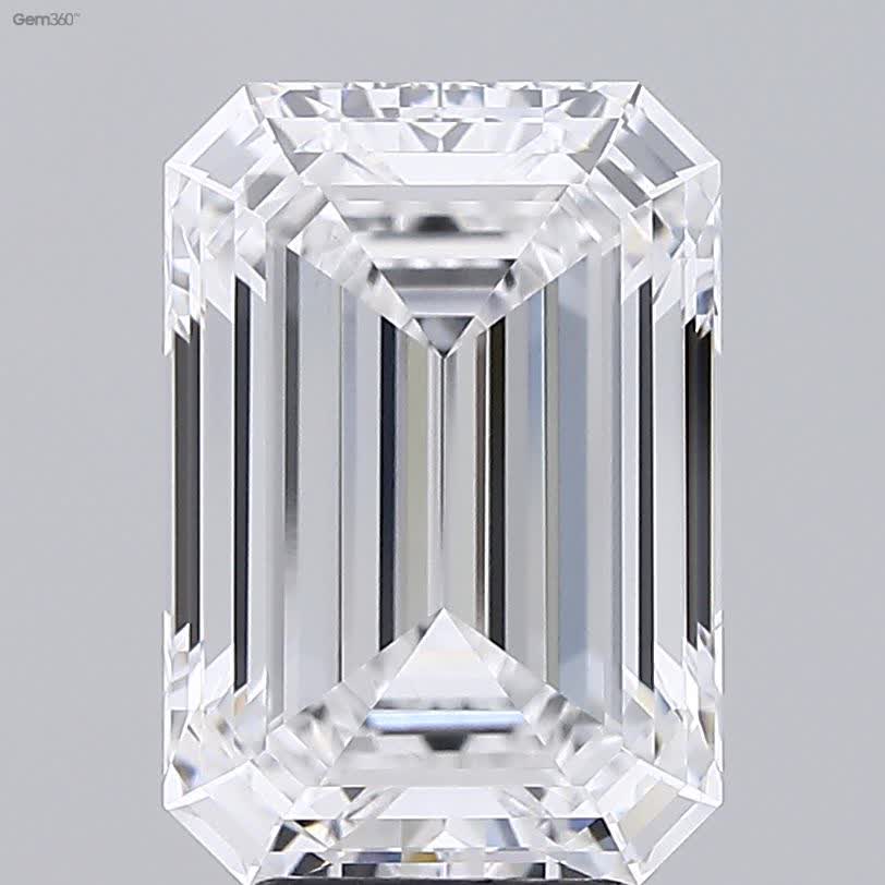 Lab-Grown 5.23 Carat Emerald Cut Diamond color E Clarity VS1 With GIA Certificate, precious stones, engagement diamonds