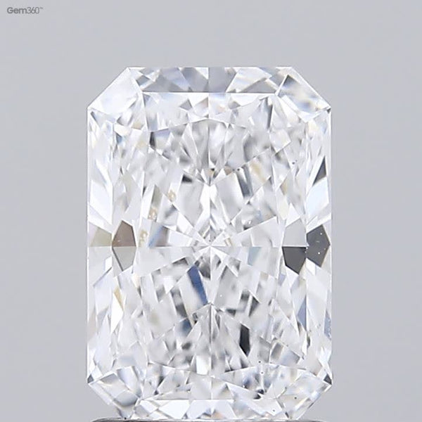 Lab-Grown 1.56 Carat Radiant Cut Diamond color D Clarity VS2 With GIA Certificate, precious stones, engagement diamonds