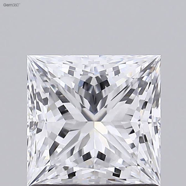 Lab-Grown 1.22 Carat Princess Cut Diamond color D Clarity VVS2 With GIA Certificate, precious stones, engagement diamonds