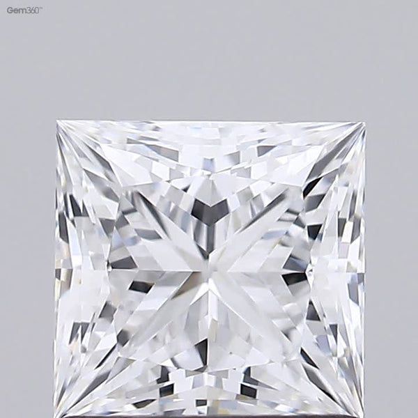 Lab-Grown 1.11 Carat Princess Cut Diamond color D Clarity VS2 With GIA Certificate, precious stones, engagement diamonds