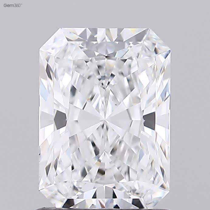 Lab-Grown 1.04 Carat Radiant Cut Diamond color E Clarity VVS2 With GIA Certificate, precious stones, engagement diamonds