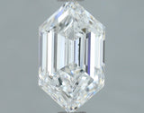 Lab-Grown 2.01 Carat Long Hexagonal Shape Diamond color E Clarity VS1, precious stones, engagement diamonds