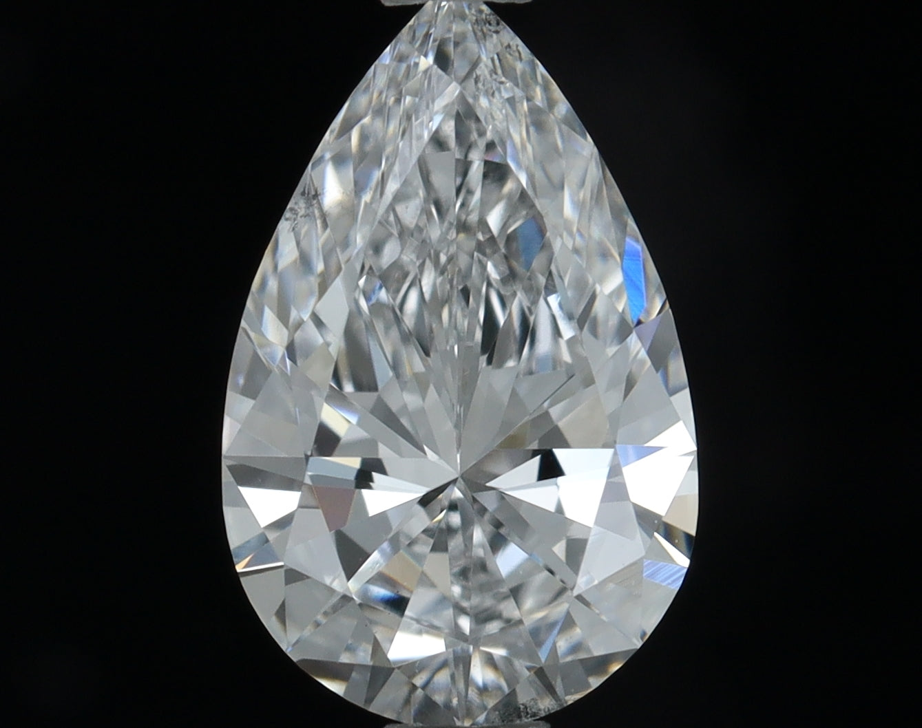 Lab-Grown 1.01 Carat Pear Shape Diamond color E Clarity VS2, precious stones, engagement diamonds