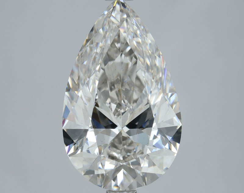 Lab-Grown 3.01 Carat Pear Shape Diamond color G Clarity SI1, precious stones, engagement diamonds