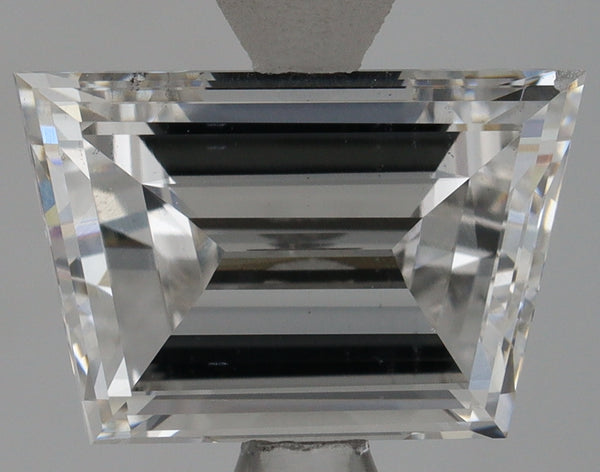 Lab-Grown 1.70 Carat Trapezoid Shape Diamond color G Clarity VS2, precious stones, engagement diamonds