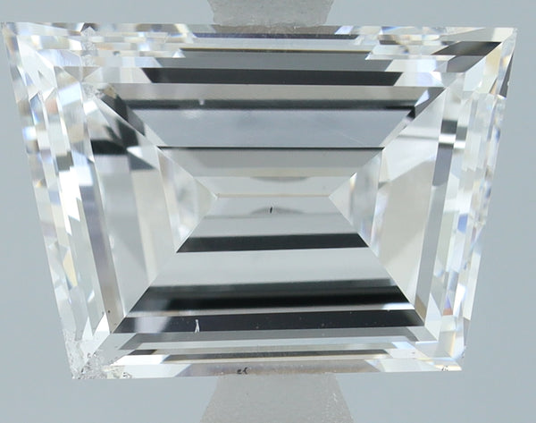 Lab-Grown 1.50 Carat Trapezoid Shape Diamond color D Clarity SI1, precious stones, engagement diamonds