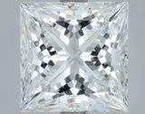 Lab-Grown 3.28 Carat Princess Cut Diamond color D Clarity VVS2, precious stones, engagement diamonds