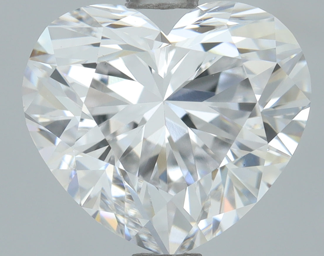 Lab-Grown 2.01 Carat Heart Shape Diamond color D Clarity VS1, precious stones, engagement diamonds