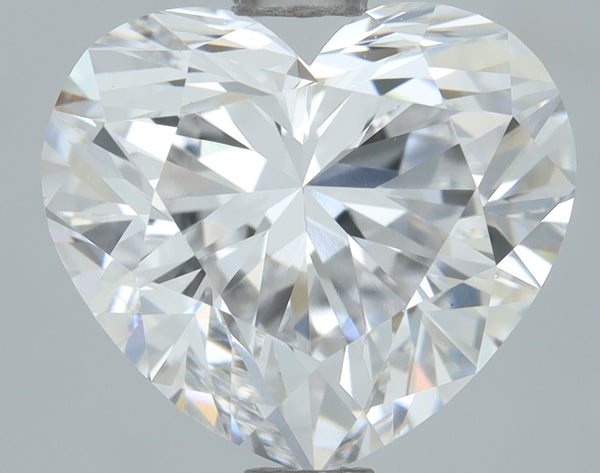Lab-Grown 2.01 Carat Heart Shape Diamond color D Clarity VS1, precious stones, engagement diamonds