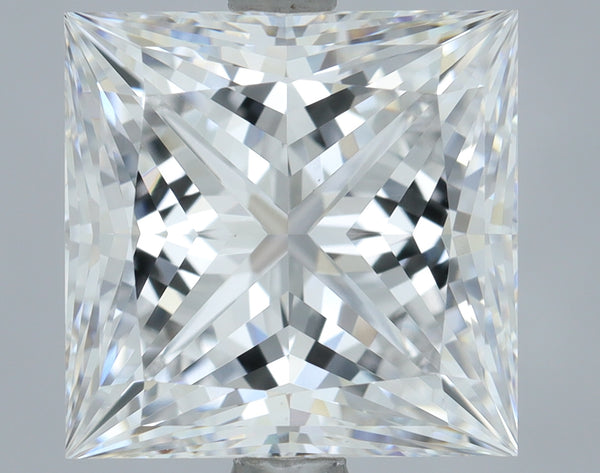 Lab-Grown 3.31 Carat Princess Cut Diamond color D Clarity VS1, precious stones, engagement diamonds